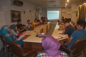 a workshop that dealt with how to plan to your goals the right way by mahanned kadhem.
